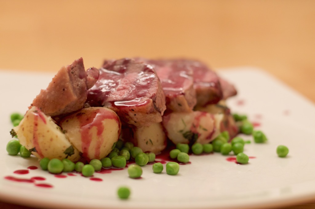 Pan-Fried Duck Breast with Blackcurrant Sauce